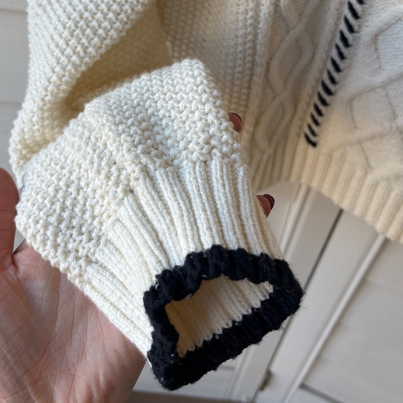 La Ligne X Target Cable-knit Whipstitch Crewneck sweater - Picture 7 of 11